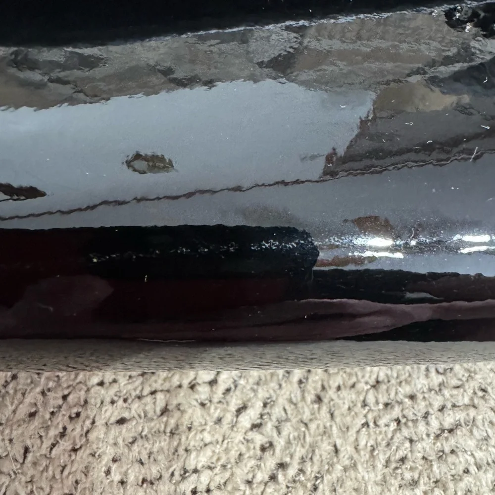 Christian Louboutin Riviera Black Patent Leather Clutch